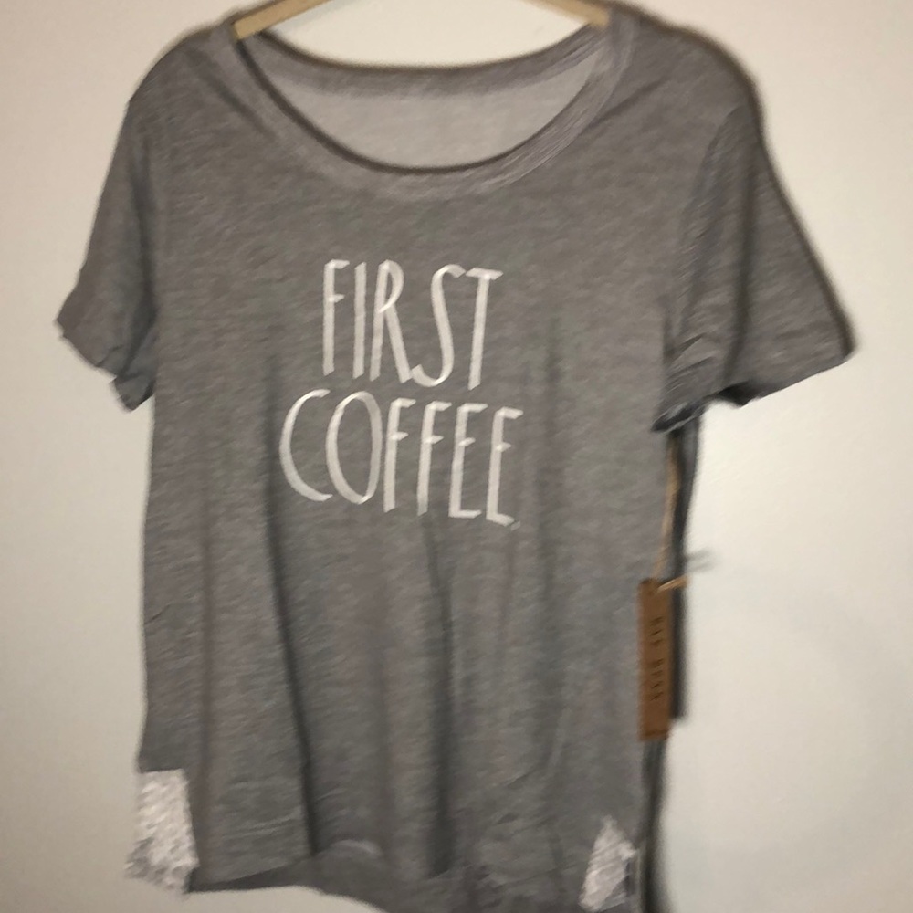 NWT Rae Dunn women”s shirt sleeved pajamas set - Picture 3 of 7